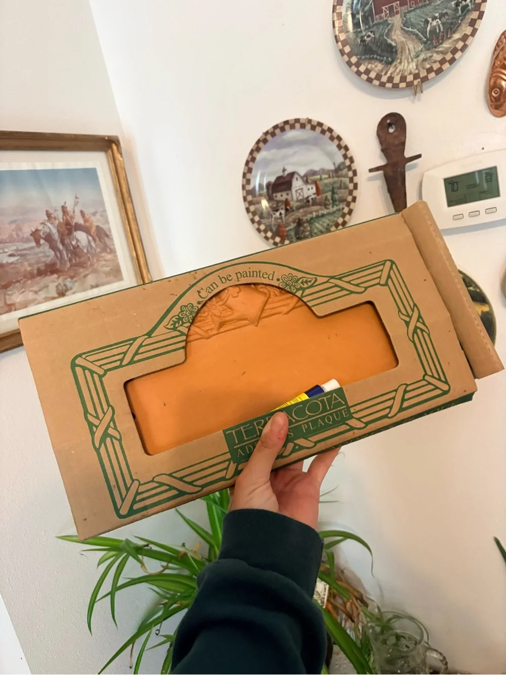 Terracotta House Number Plaque Kit